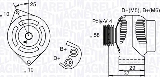 Magneti Marelli 063341658010 - Alternateur cwaw.fr