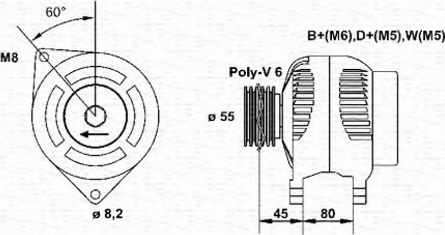 Magneti Marelli 063341343010 - Alternateur cwaw.fr