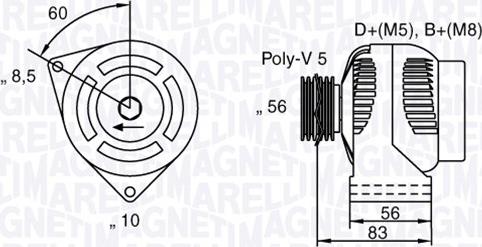 Magneti Marelli 063341740010 - Alternateur cwaw.fr