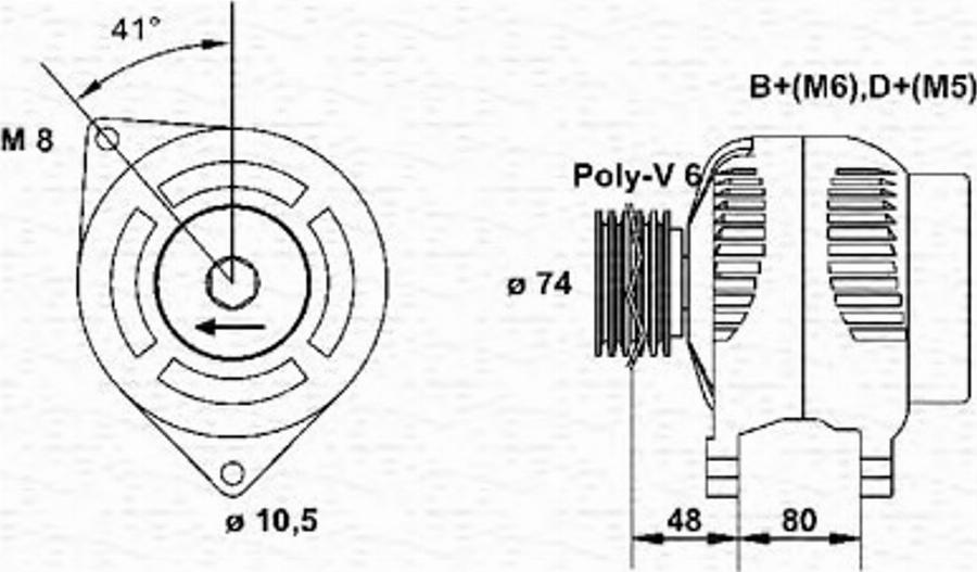 Magneti Marelli 063341705010 - Alternateur cwaw.fr