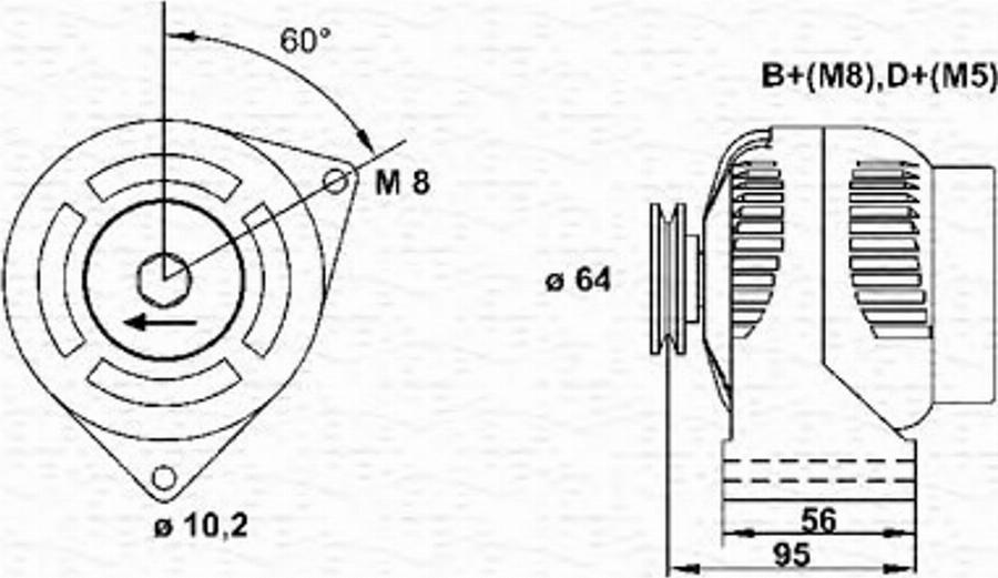 Magneti Marelli 063341770010 - Alternateur cwaw.fr