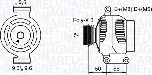 Magneti Marelli 063358062010 - Alternateur cwaw.fr