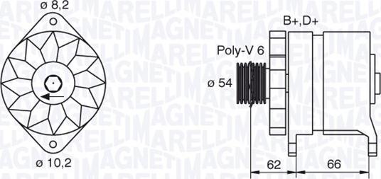 Magneti Marelli 063388505010 - Alternateur cwaw.fr