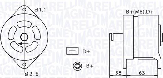 Magneti Marelli 063320049010 - Alternateur cwaw.fr