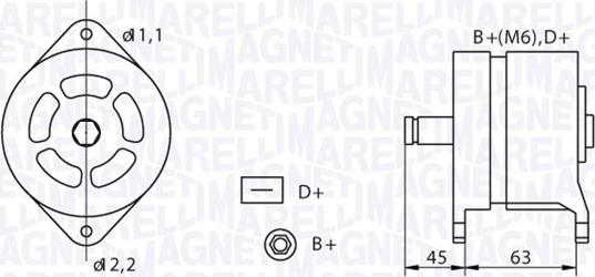 Magneti Marelli 063320060010 - Alternateur cwaw.fr