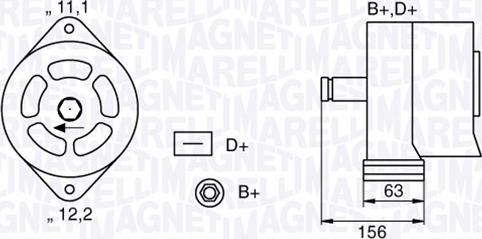 Magneti Marelli 063320025010 - Alternateur cwaw.fr