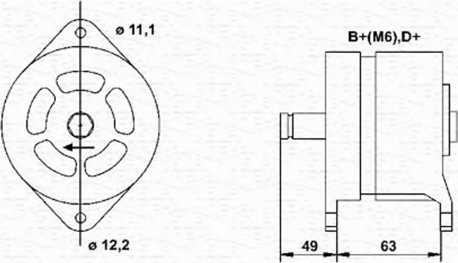 Magneti Marelli 063320021010 - Alternateur cwaw.fr