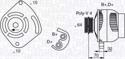 Magneti Marelli 063321919010 - Alternateur cwaw.fr