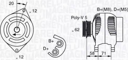 Magneti Marelli 063321485010 - Alternateur cwaw.fr