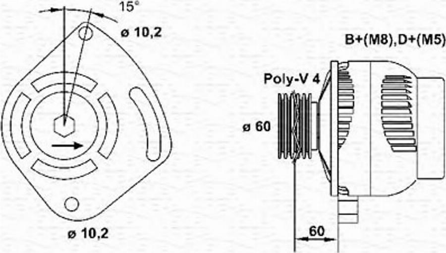 Magneti Marelli 063321605010 - Alternateur cwaw.fr