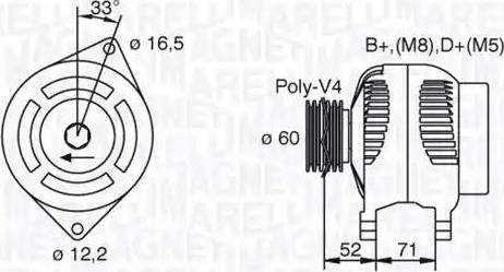 Magneti Marelli 063321608010 - Alternateur cwaw.fr