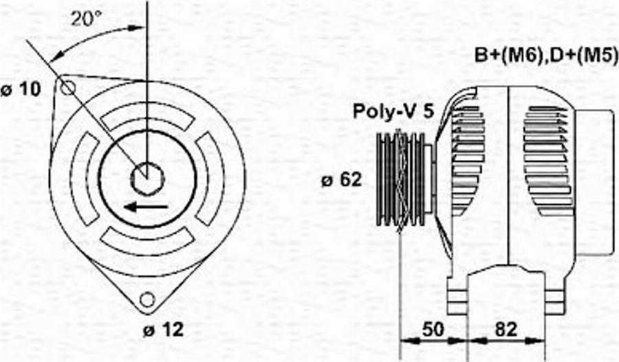 Magneti Marelli 063321617010 - Alternateur cwaw.fr