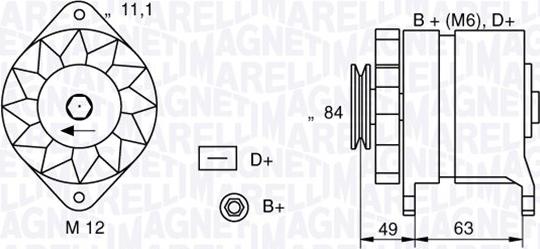 Magneti Marelli 063321044010 - Alternateur cwaw.fr