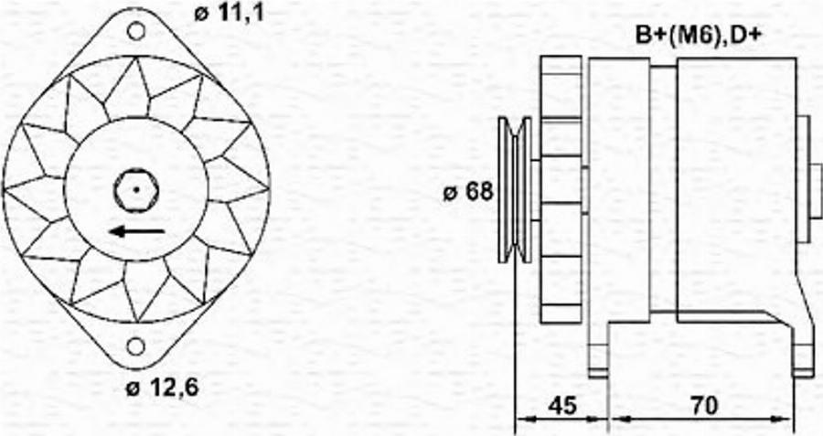 Magneti Marelli 063321062010 - Alternateur cwaw.fr