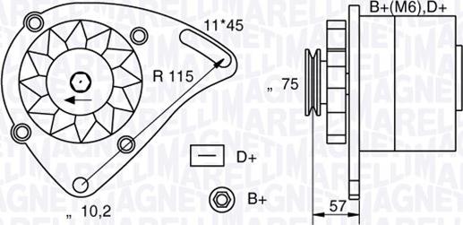 Magneti Marelli 063321000010 - Alternateur cwaw.fr