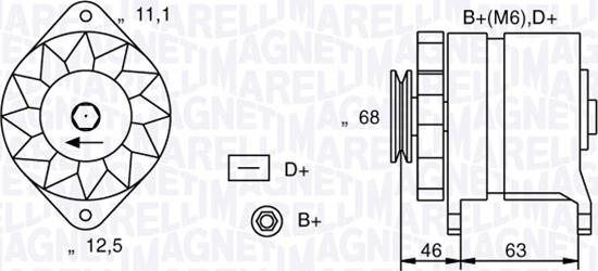 Magneti Marelli 063321021010 - Alternateur cwaw.fr