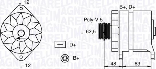 Magneti Marelli 063321191010 - Alternateur cwaw.fr