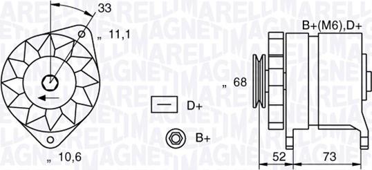 Magneti Marelli 063321154010 - Alternateur cwaw.fr