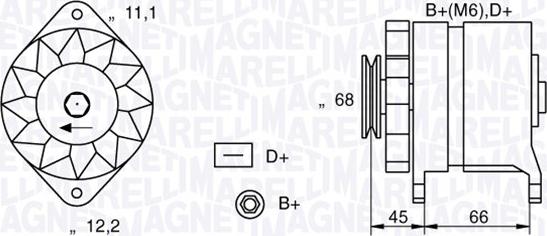 Magneti Marelli 063321112010 - Alternateur cwaw.fr