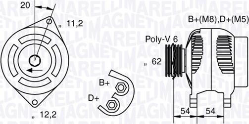 Magneti Marelli 063321858010 - Alternateur cwaw.fr