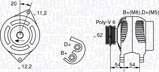 Magneti Marelli 063321803010 - Alternateur cwaw.fr