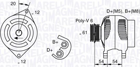 Magneti Marelli 063321819010 - Alternateur cwaw.fr