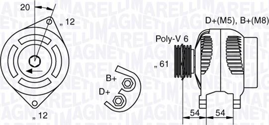 Magneti Marelli 063321826010 - Alternateur cwaw.fr