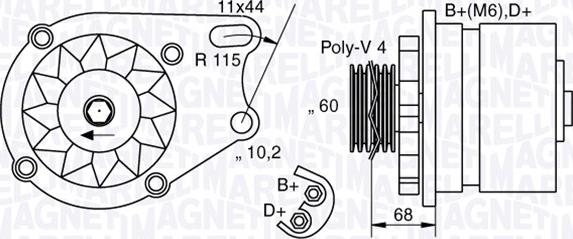 Magneti Marelli 063321747010 - Alternateur cwaw.fr