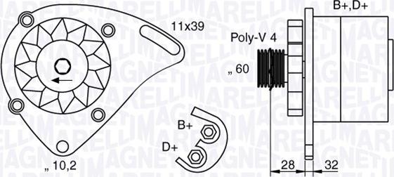 Magneti Marelli 063321760010 - Alternateur cwaw.fr