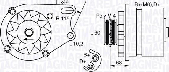 Magneti Marelli 063321761010 - Alternateur cwaw.fr