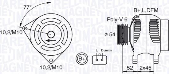 Magneti Marelli 063321734010 - Alternateur cwaw.fr