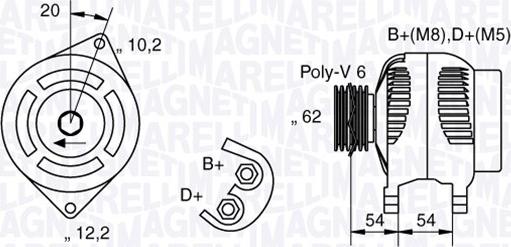 Magneti Marelli 063321729010 - Alternateur cwaw.fr