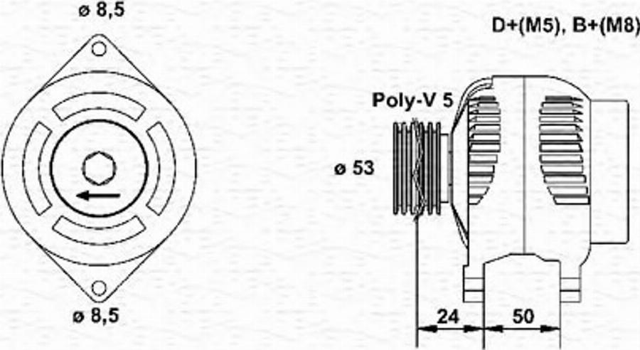 Magneti Marelli 063321776010 - Alternateur cwaw.fr