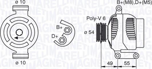 Magneti Marelli 063377494010 - Alternateur cwaw.fr