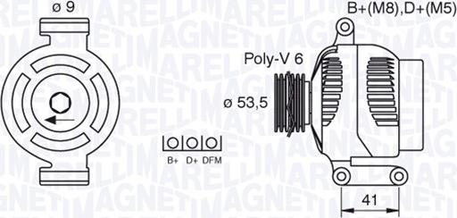 Magneti Marelli 063377495010 - Alternateur cwaw.fr