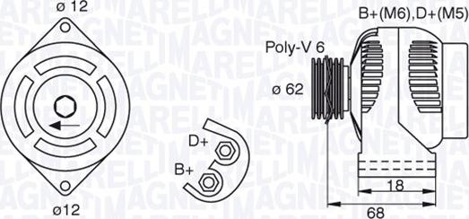 Magneti Marelli 063377490010 - Alternateur cwaw.fr