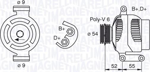 Magneti Marelli 063377493010 - Alternateur cwaw.fr