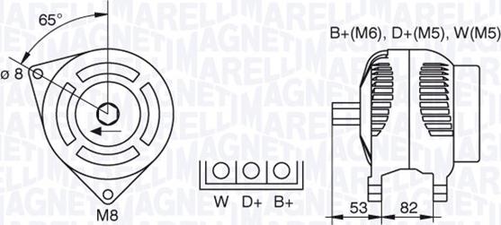 Magneti Marelli 063730018010 - Alternateur cwaw.fr