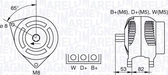 Magneti Marelli 063377461010 - Alternateur cwaw.fr