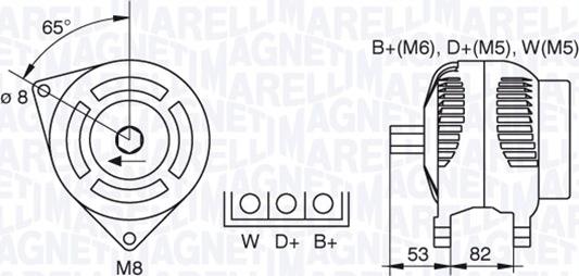 Magneti Marelli 063377463010 - Alternateur cwaw.fr