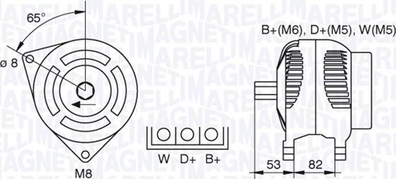 Magneti Marelli 063377462010 - Alternateur cwaw.fr