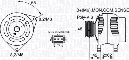 Magneti Marelli 063377409010 - Alternateur cwaw.fr