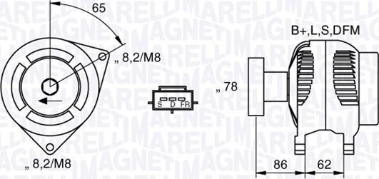 Magneti Marelli 063730011010 - Alternateur cwaw.fr