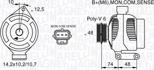 Magneti Marelli 063377410010 - Alternateur cwaw.fr