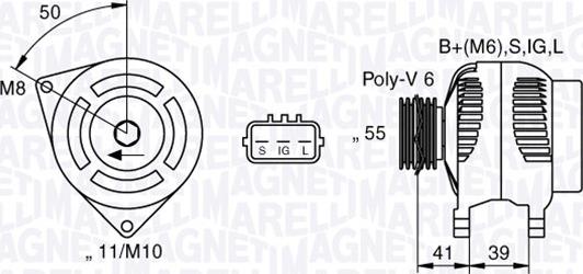 Magneti Marelli 063377431010 - Alternateur cwaw.fr