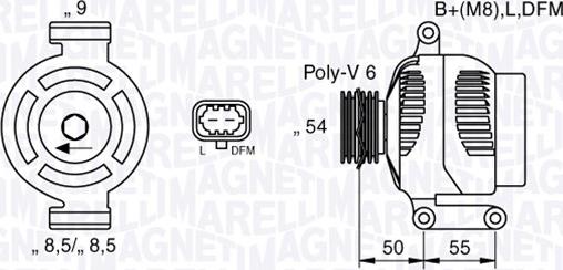 Magneti Marelli 063377424010 - Alternateur cwaw.fr