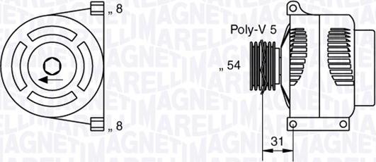 Magneti Marelli 063377426010 - Alternateur cwaw.fr