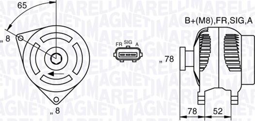 Magneti Marelli 063377421010 - Alternateur cwaw.fr