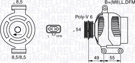 Magneti Marelli 063377423010 - Alternateur cwaw.fr