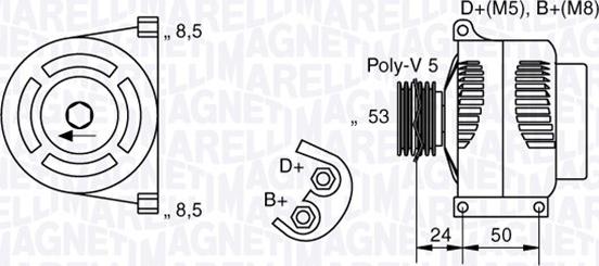 Magneti Marelli 063377006010 - Alternateur cwaw.fr